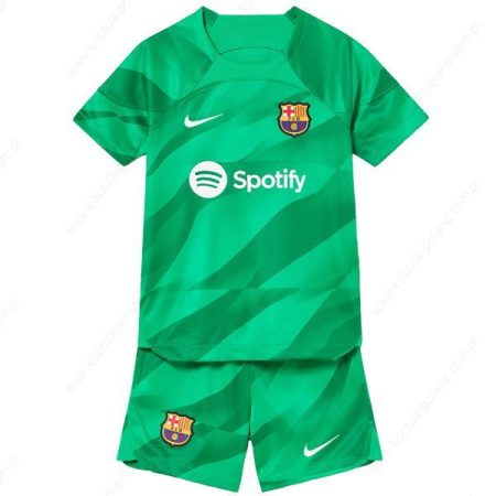 Barcelona Bramkarz Dzieci koszulki piłkarskie 23/24