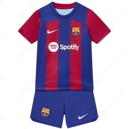 Barcelona Home Dzieci koszulki piłkarskie 23/24