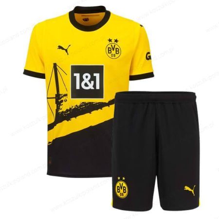 Borussia Dortmund Home Dzieci koszulki piłkarskie 23/24