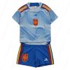 Hiszpania Away Dzieci koszulki piłkarskie 2022