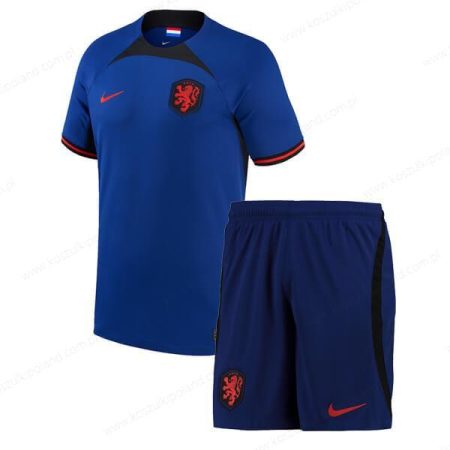 Holandia Away Dzieci koszulki piłkarskie 2022