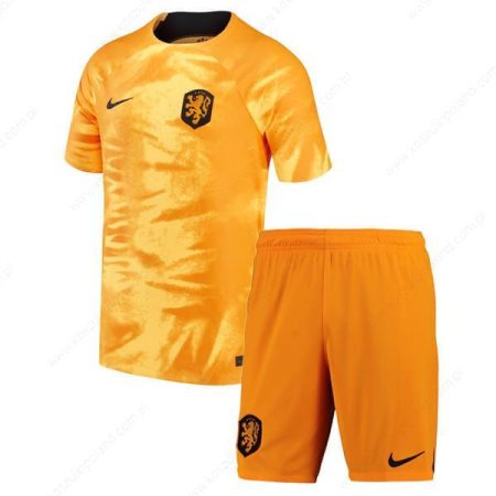 Holandia Home Dzieci koszulki piłkarskie 2022