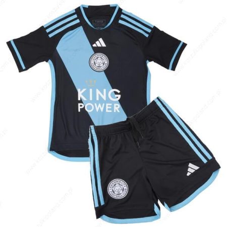 Leicester City Away Dzieci koszulki piłkarskie 23/24