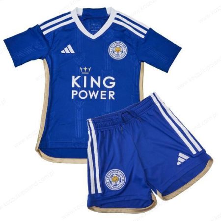Leicester City Home Dzieci koszulki piłkarskie 23/24