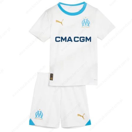 Olympique Marseille Home Dzieci koszulki piłkarskie 23/24