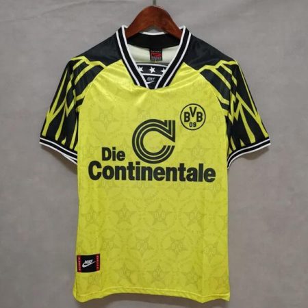 Retro Borussia Dortmund Home Stroje piłkarskie 1994
