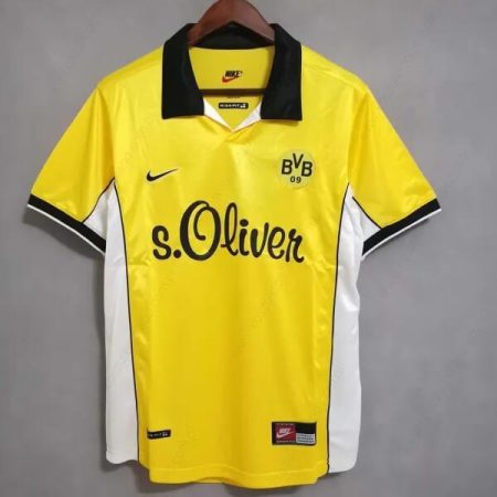 Retro Borussia Dortmund Home Stroje piłkarskie 1998
