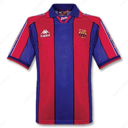 Retro FC Barcelona Home Stroje piłkarskie 96/97