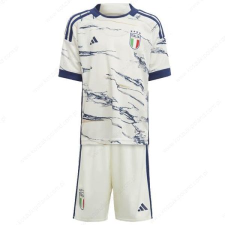 Włochy Away Dzieci koszulki piłkarskie 2023