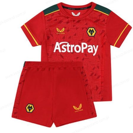 Wolverhampton Wanderers Away Dzieci koszulki piłkarskie 23/24